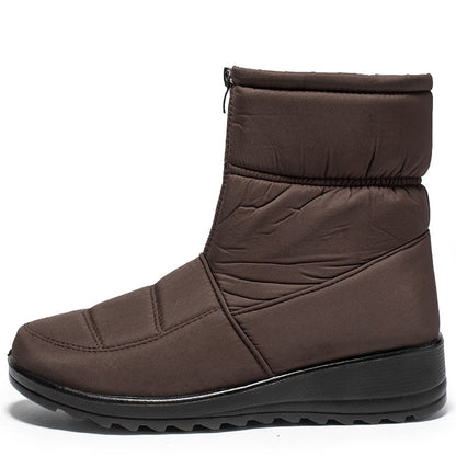 Bottes de neige imperméables chaudes pour femme