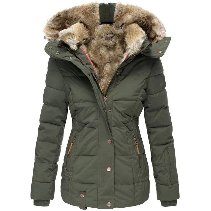 Élégante Veste d'Hiver Femme Chaude & Stylée