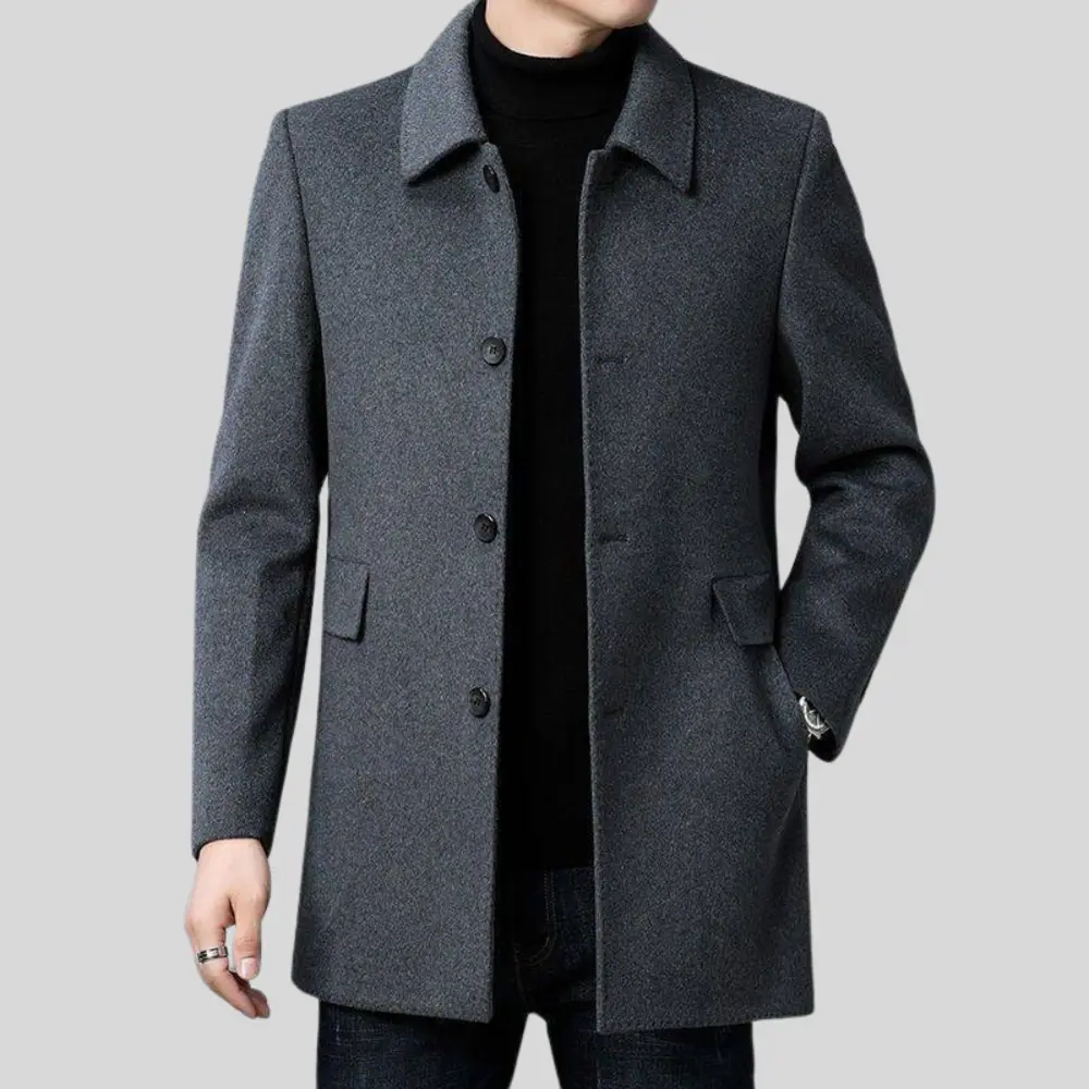 Manteau droit élégant pour femme