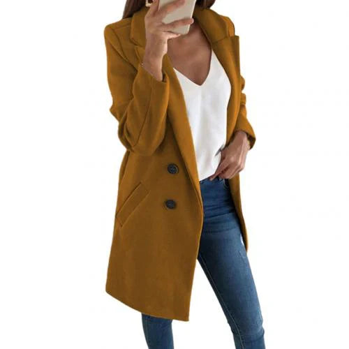 Manteau élégant femme long hiver