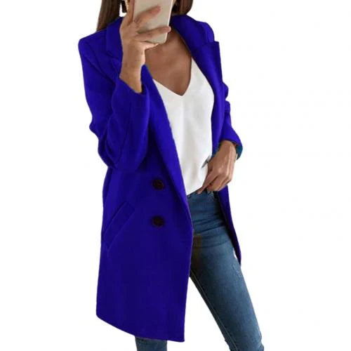 Manteau élégant femme long hiver