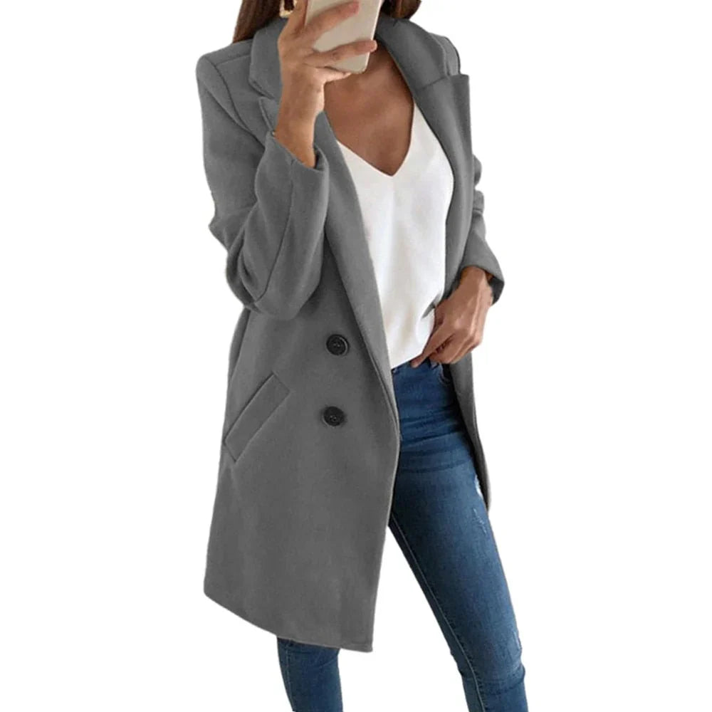Manteau élégant femme long hiver