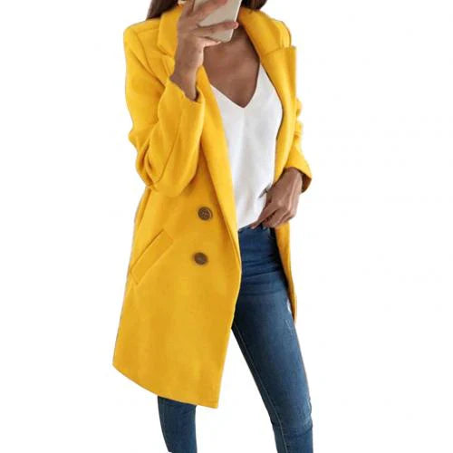 Manteau élégant femme long hiver