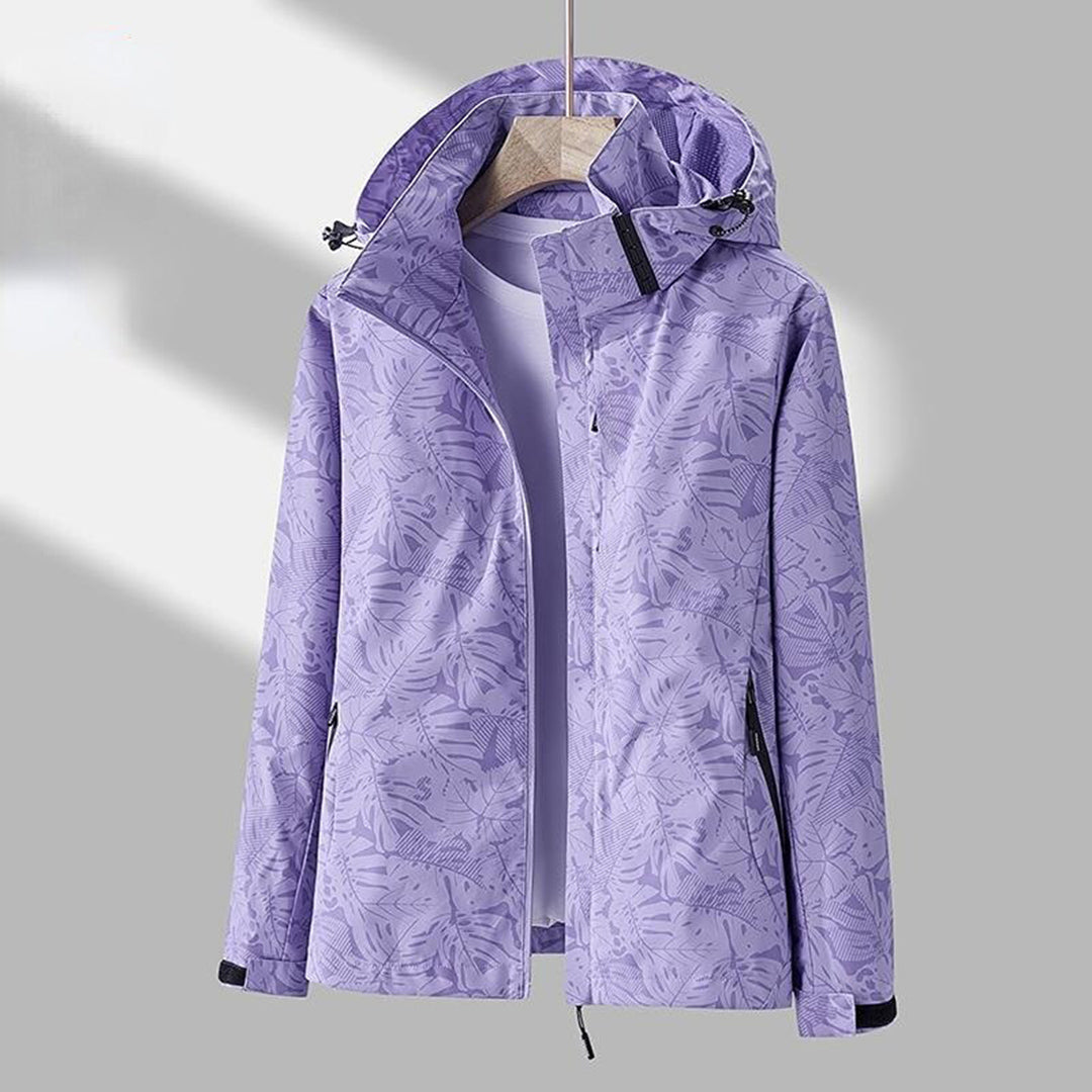 Coupe-vent à capuche imperméable pour femme