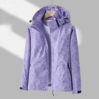 Coupe-vent à capuche imperméable pour femme