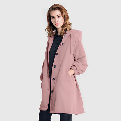 Veste d'extérieur imperméable avec capuche