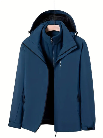 Veste à capuche pour hommes imperméable sportive