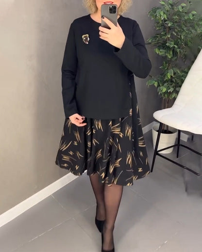 Robe d'été Col rond Coupe ample