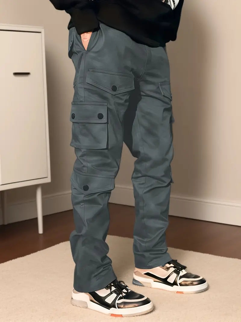 Pantalon cargo décontracté Printemps Tendance Loisirs