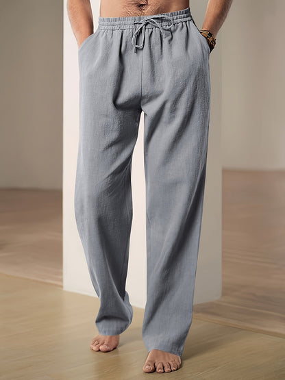 Pantalon confortable pour homme, décontracté avec cordon de serrage