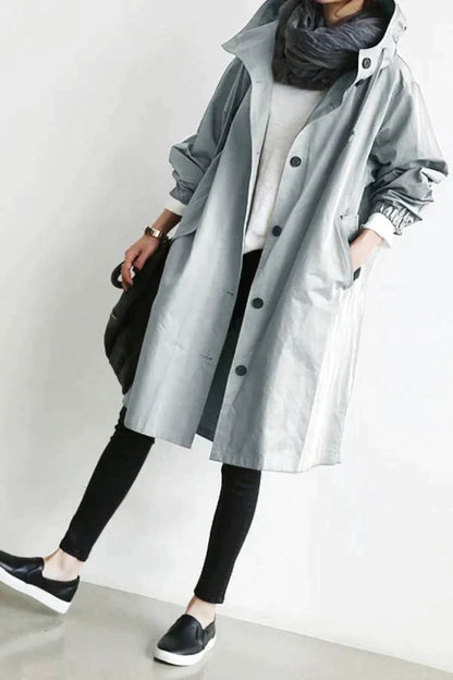 Veste de pluie élégante et imperméable pour femme