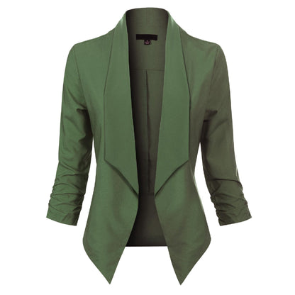 Blazer élégant pour femme, manches longues