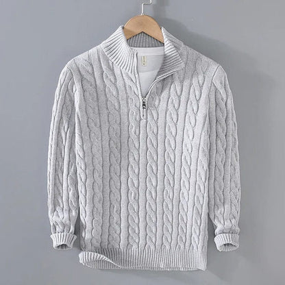 Jayden - Pull en maille fine en laine de qualité