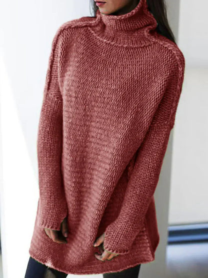 Col roulé oversize pour femme
