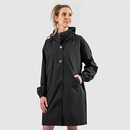 Imperméable à capuche pour femme automne hiver