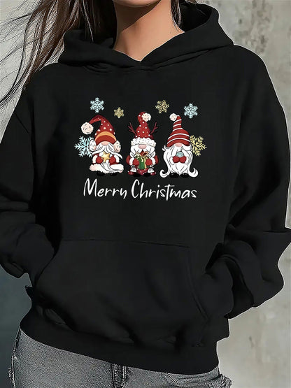 Pull de Noël Capuche Coton Festif