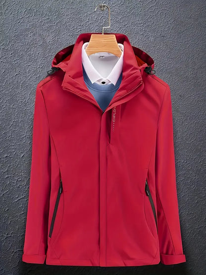 Veste d'hiver femme coupe-vent chaude à capuche