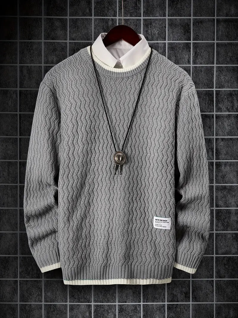 Pull décontracté homme coupe relaxed