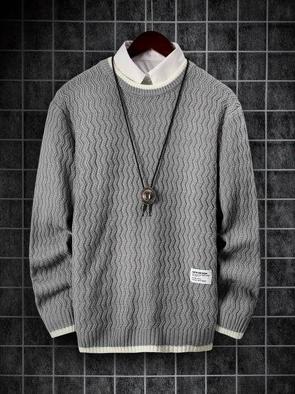 Pull décontracté homme coupe relaxed