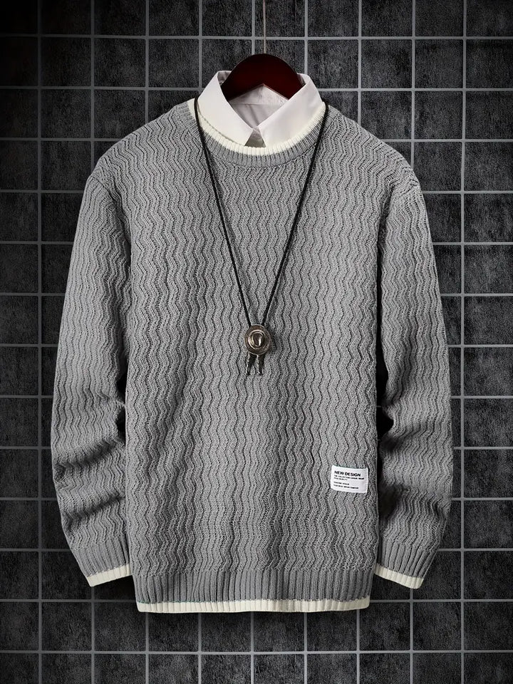 Pull décontracté homme coupe relaxed