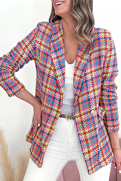 Veste mode décontractée à double poche boutonnée