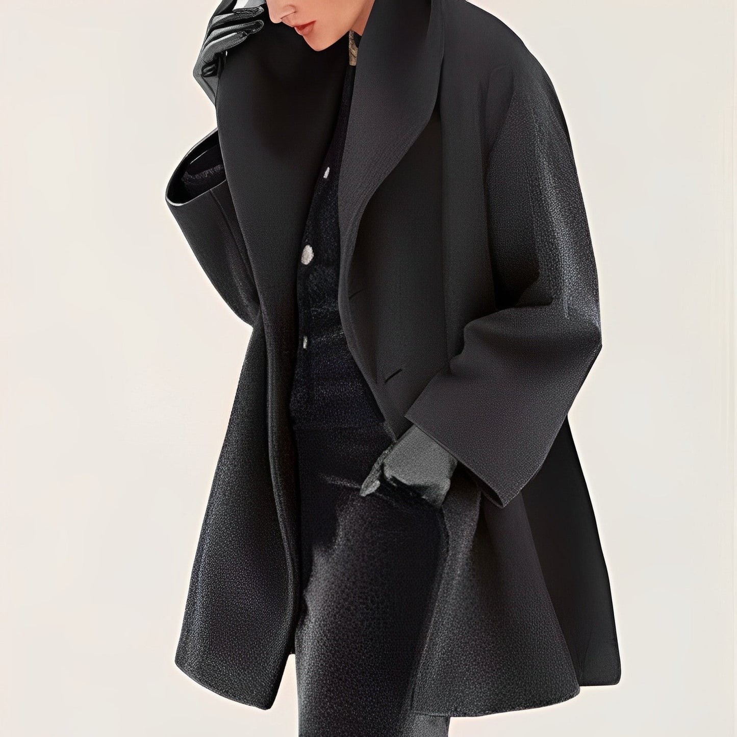 Robe chaude en laine pour les journées froides