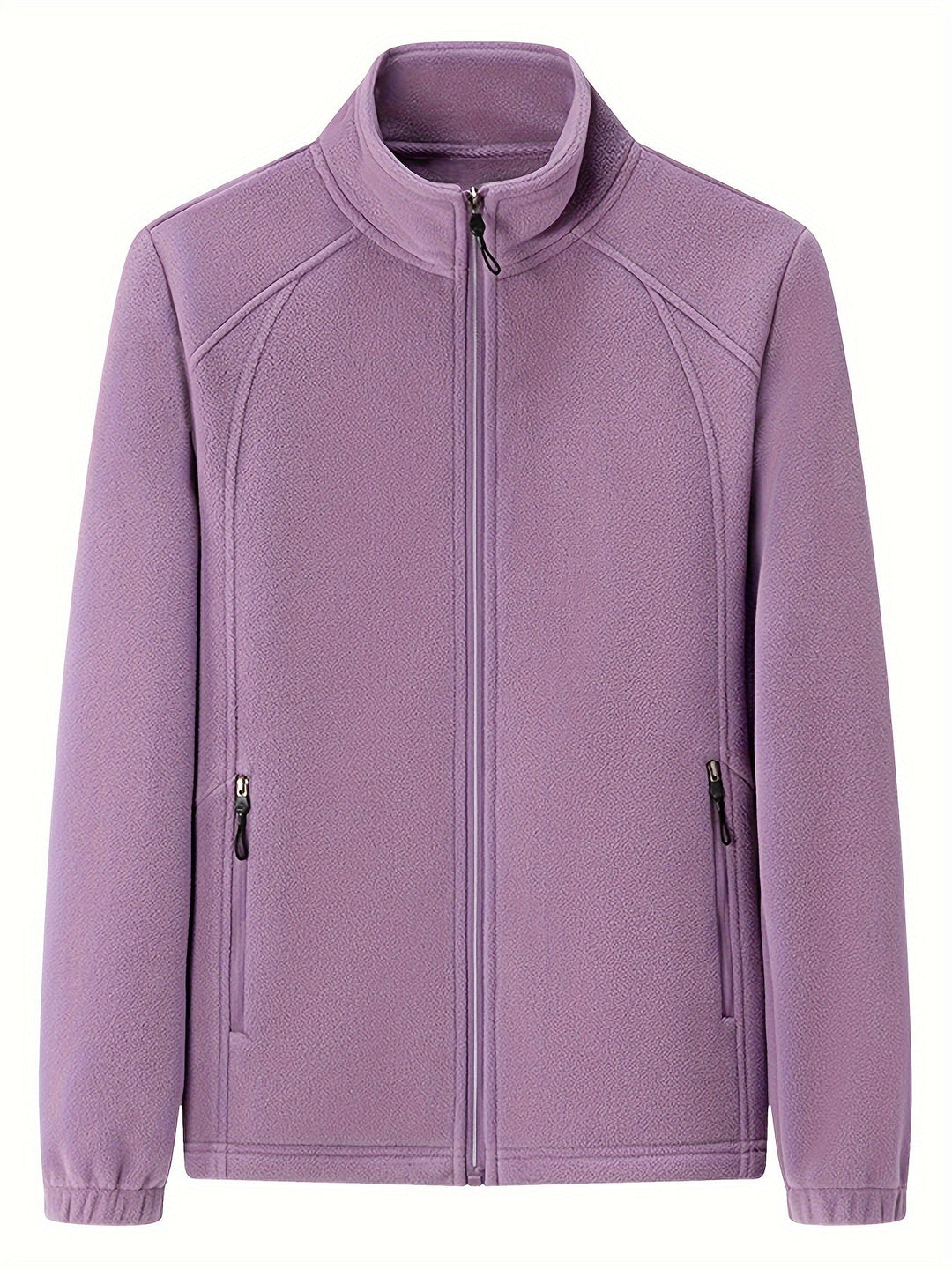Veste polaire femme chaude col montant manches longues