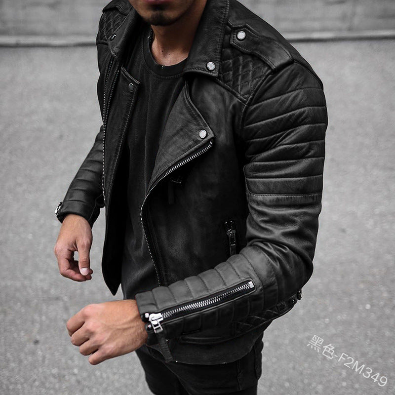 Blouson en cuir élégant style Taylor