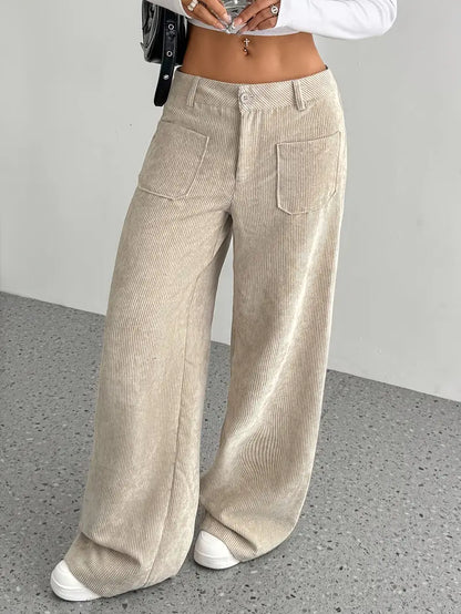 Pantalon femme confortable en coton