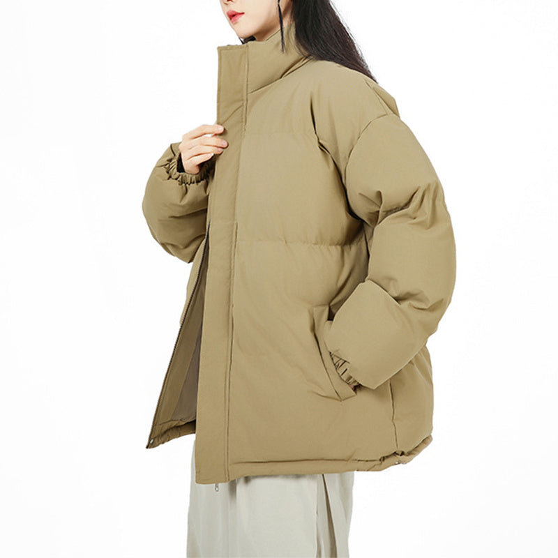 Doudoune oversize col montant chaude