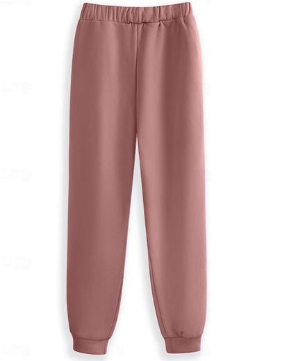Soft Fleece Kleid mit Buchstaben Druck - IdealeKleiden