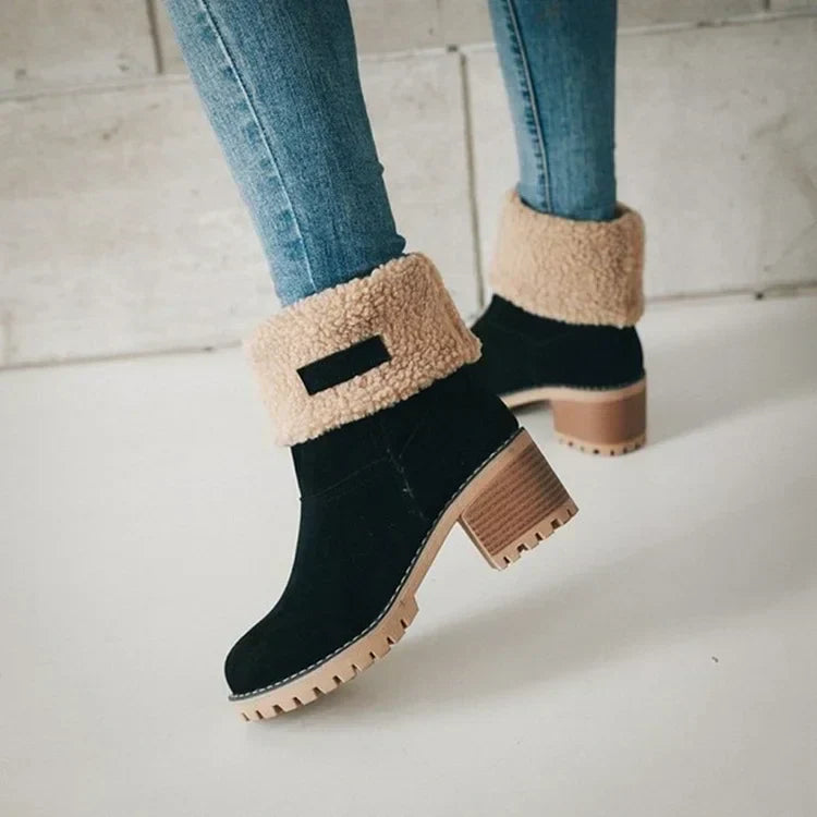 Winterstiefel Damen Schnee Stiefel Warm - IdealeKleiden