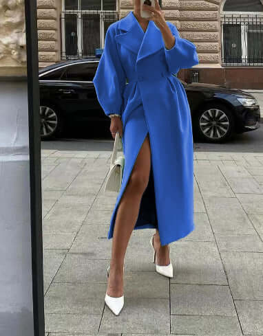 Manteau élégant pour femme Manches longues Style hivernal