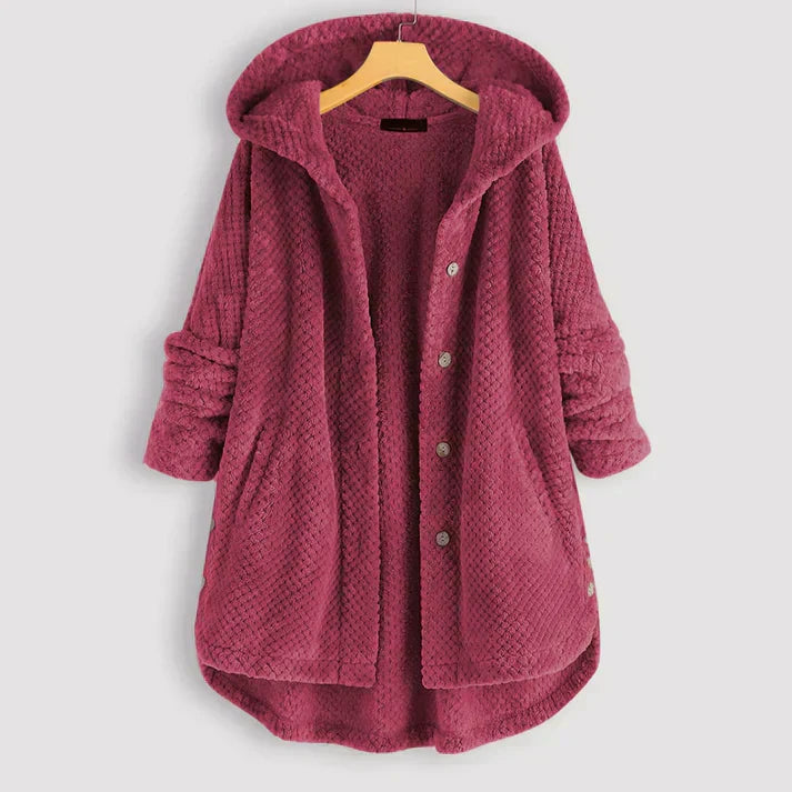 Veste d'hiver femme polaire chaude et élégante