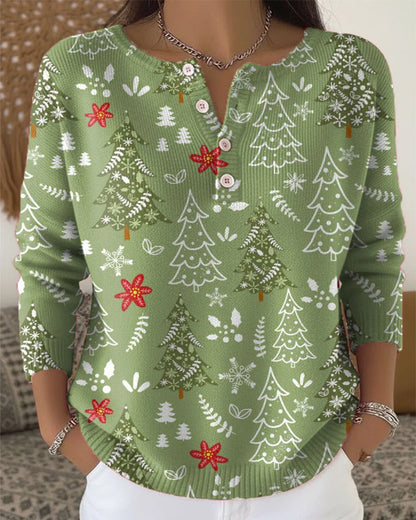 Robe élégante motif sapin de Noël
