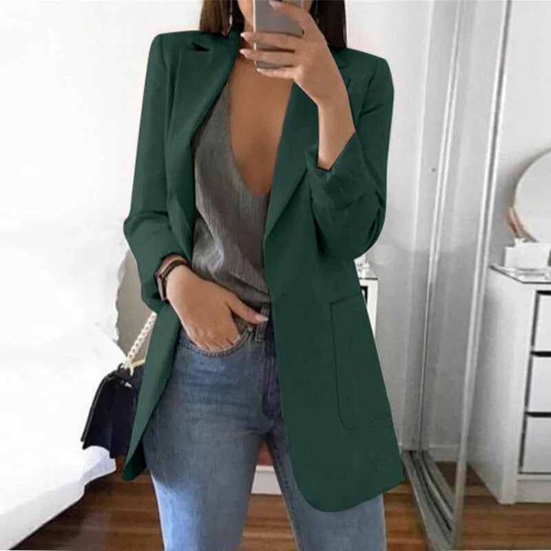 Blazer de streetwear tendance élégant et slim