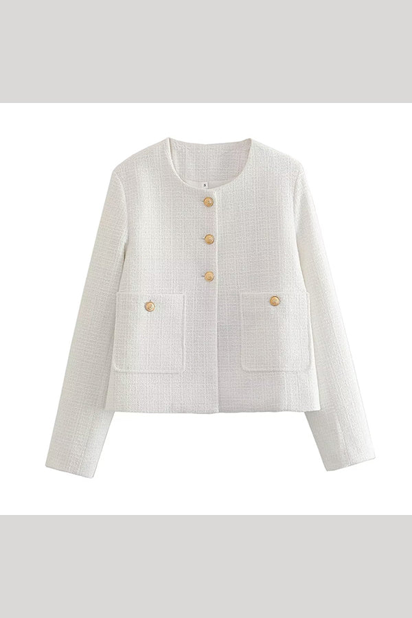 Veste décontractée mode, design texturé