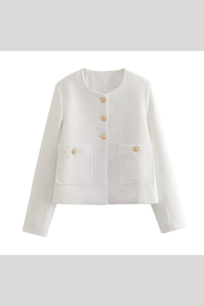 Veste décontractée mode, design texturé