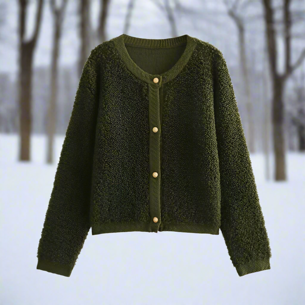 Cardigan en polaire douce, décontracté, ouvert