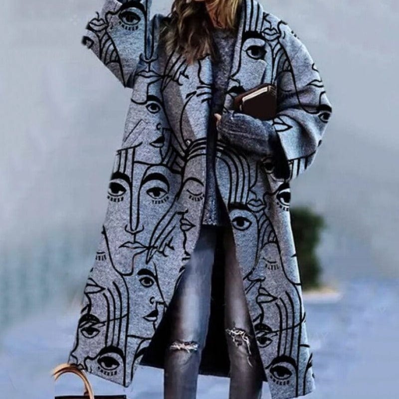 Manteau d'hiver élégant classique pour femme