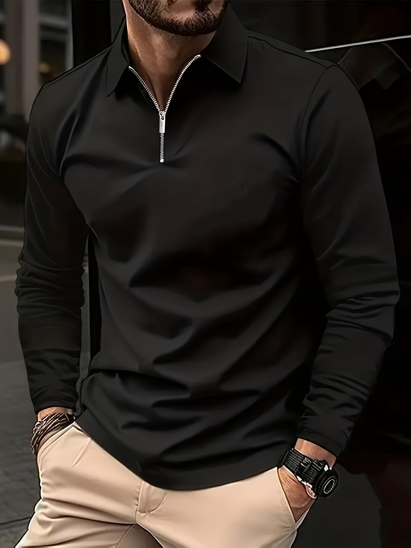 T-shirts à manches longues confortables pour homme de qualité