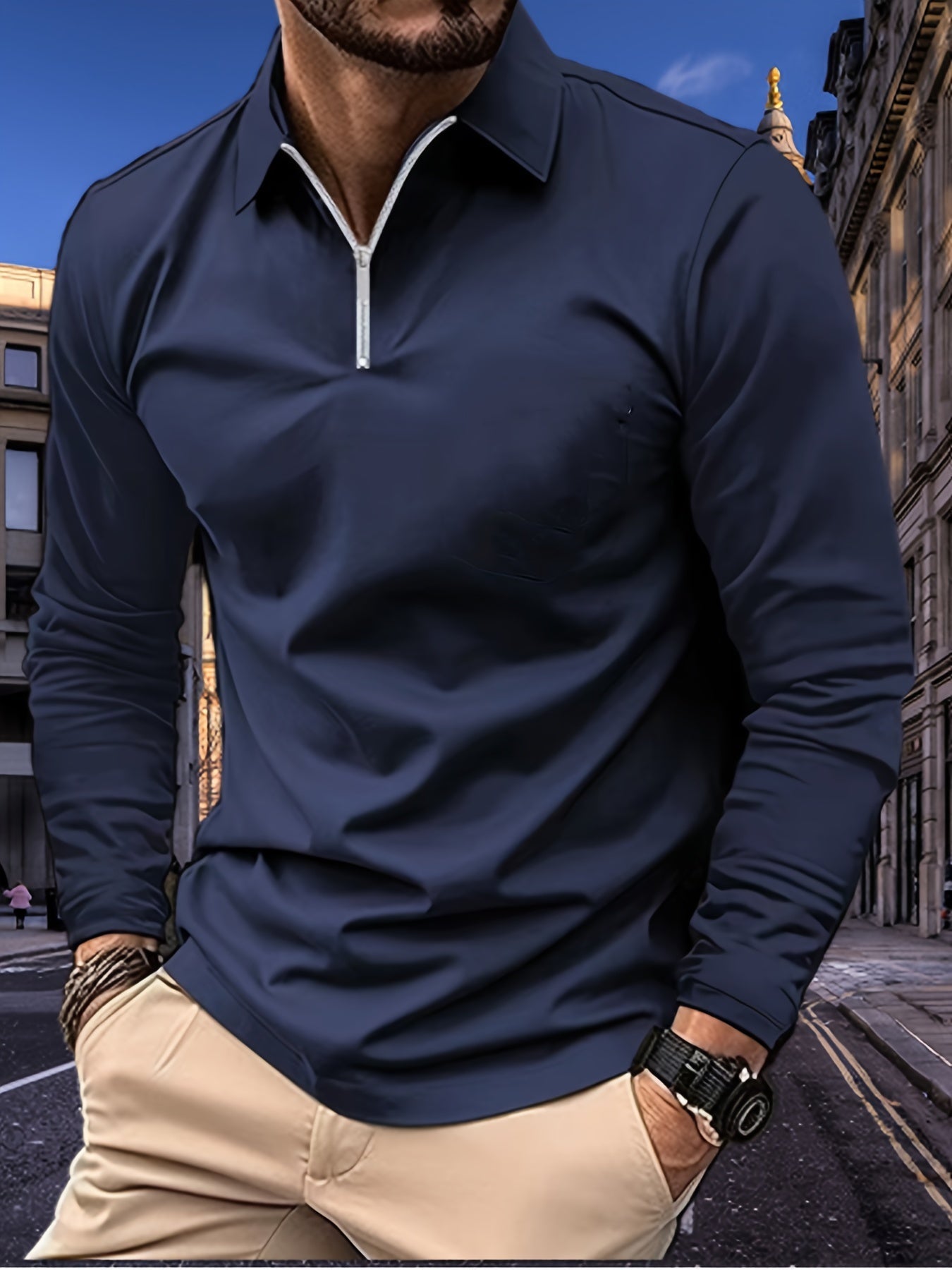 T-shirts à manches longues confortables pour homme de qualité