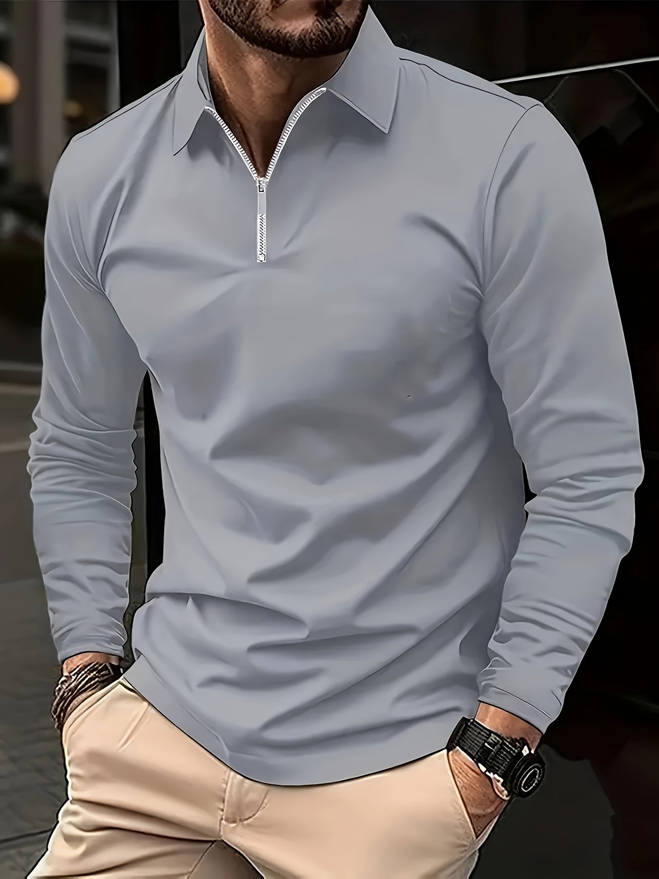T-shirts à manches longues confortables pour homme de qualité