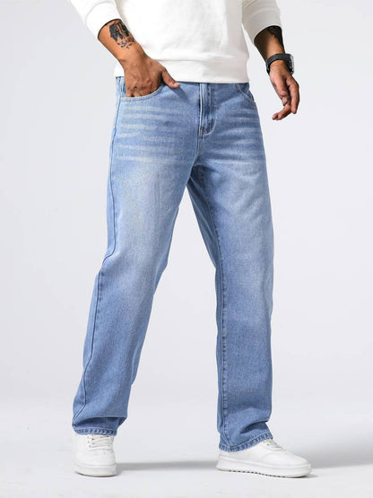 Herren Jeans Gerade Bein Lässig - IdealeKleiden