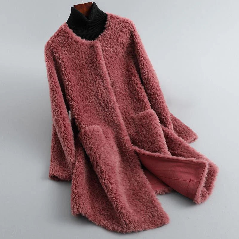Veste d'hiver en polaire douillette femme
