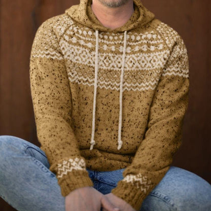 Sweat à capuche pour homme style rétro