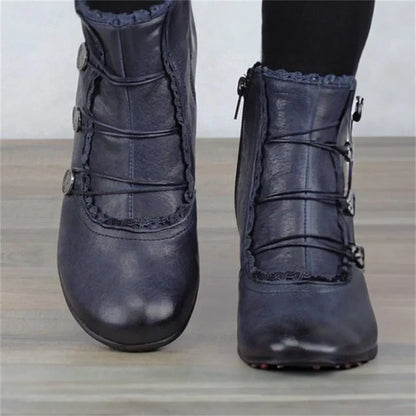 Bottines femme victoriennes à lacets