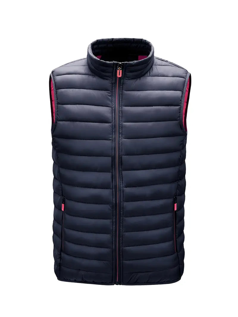 Gilet léger pour homme avec col montant