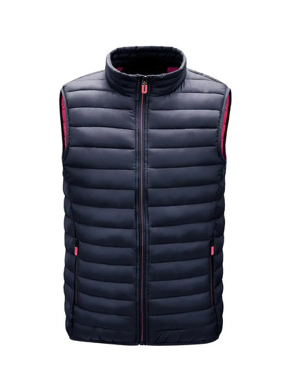 Gilet léger pour homme avec col montant