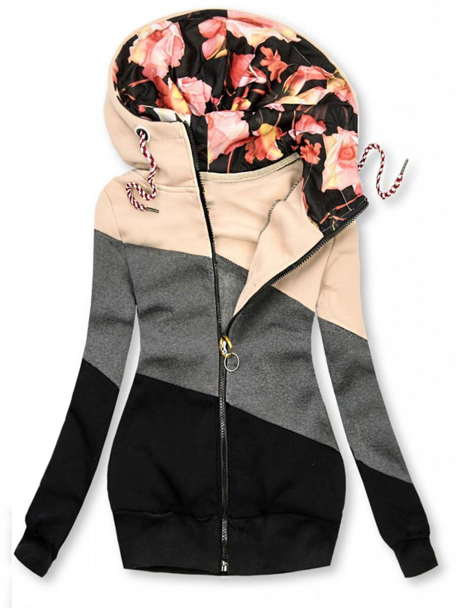 Übergroßes Sweatshirt Langarm Warm & Bequem - IdealeKleiden